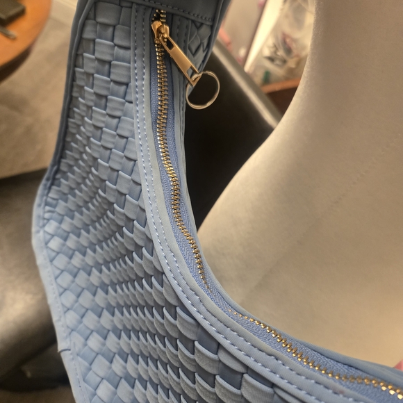 AntropolgieElegant Blue Woven Shoulder Bag - Picture 5 of 5